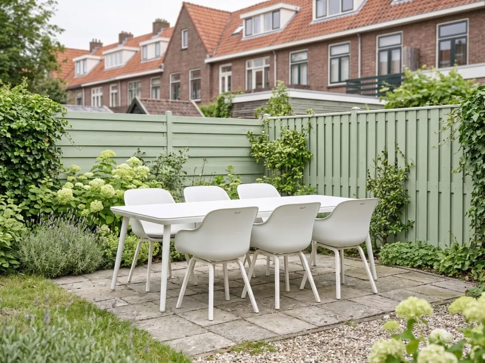 Hartman tuinmeubelen Hartman Le Soleil Element/Sophie Studio 240cm dining tuinset 7-delig wit, foto 4