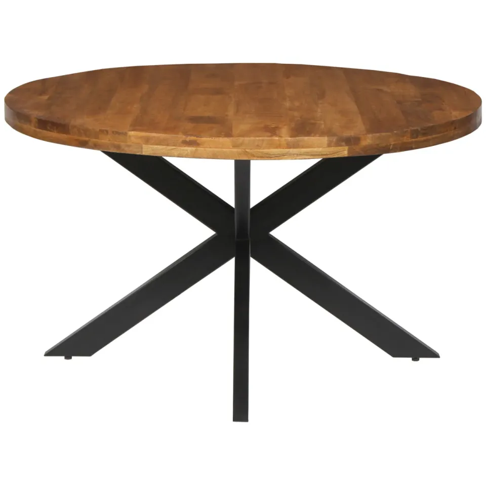 eetkamertafel Hendrik rond magnolia bruin, foto 2