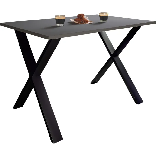 Vcm kleine tafel en stoelen, tafelstoel, eettafel en stoelen, kleine eettafel en stoelen, tafels en stoelen, compacte tafel en stoelen, kleine keukentafel en stoelen, tafel- en stoelset, keukentafels en stoelen, eettafels en stoelen Schwarz / Anthrazit