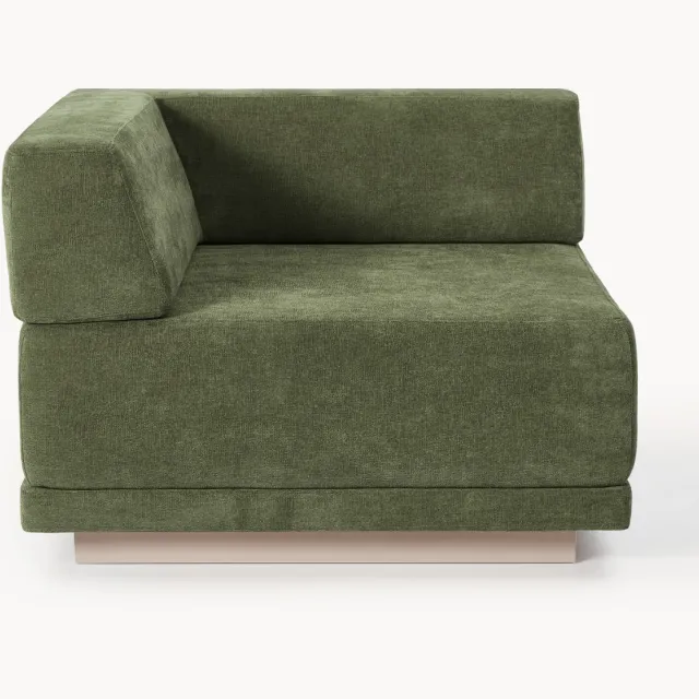Westwing Collection Hoekmodule Colin Beige, Groen