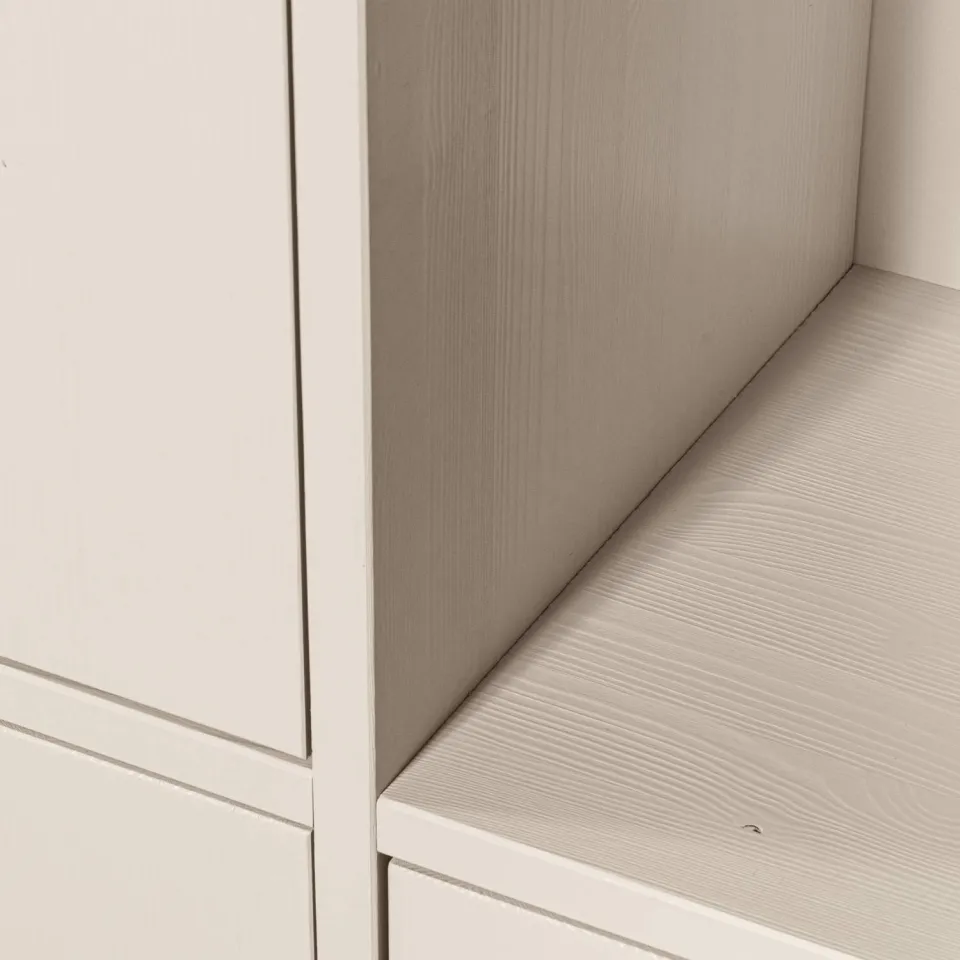WOOOD Merel opbergkast - Grenen - Middenbruin - 100x200x44 cm, foto 7