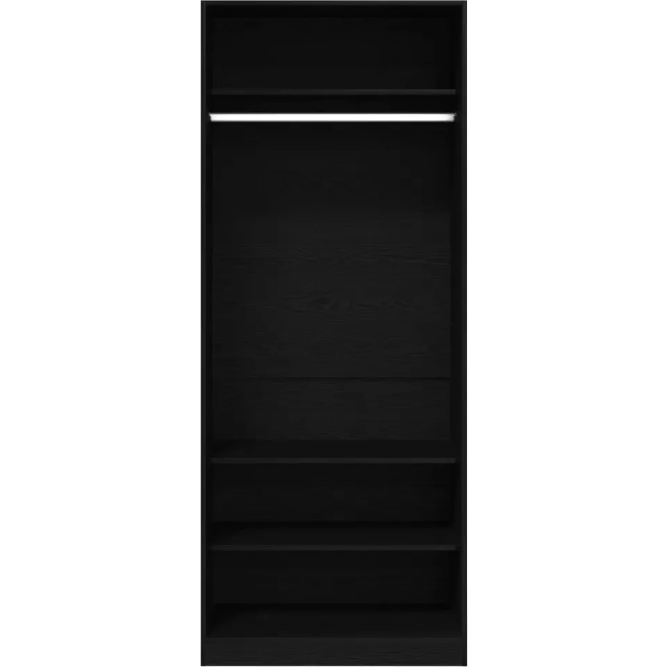 vidaXL Kledingkast Artisan Eiken 80 x 50 x 200 cm Bewerkt hout, foto 3