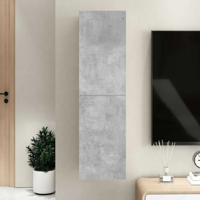 vidaXL Tv-meubel 30,5x30x110 cm bewerkt hout betongrijs grijs, foto 2