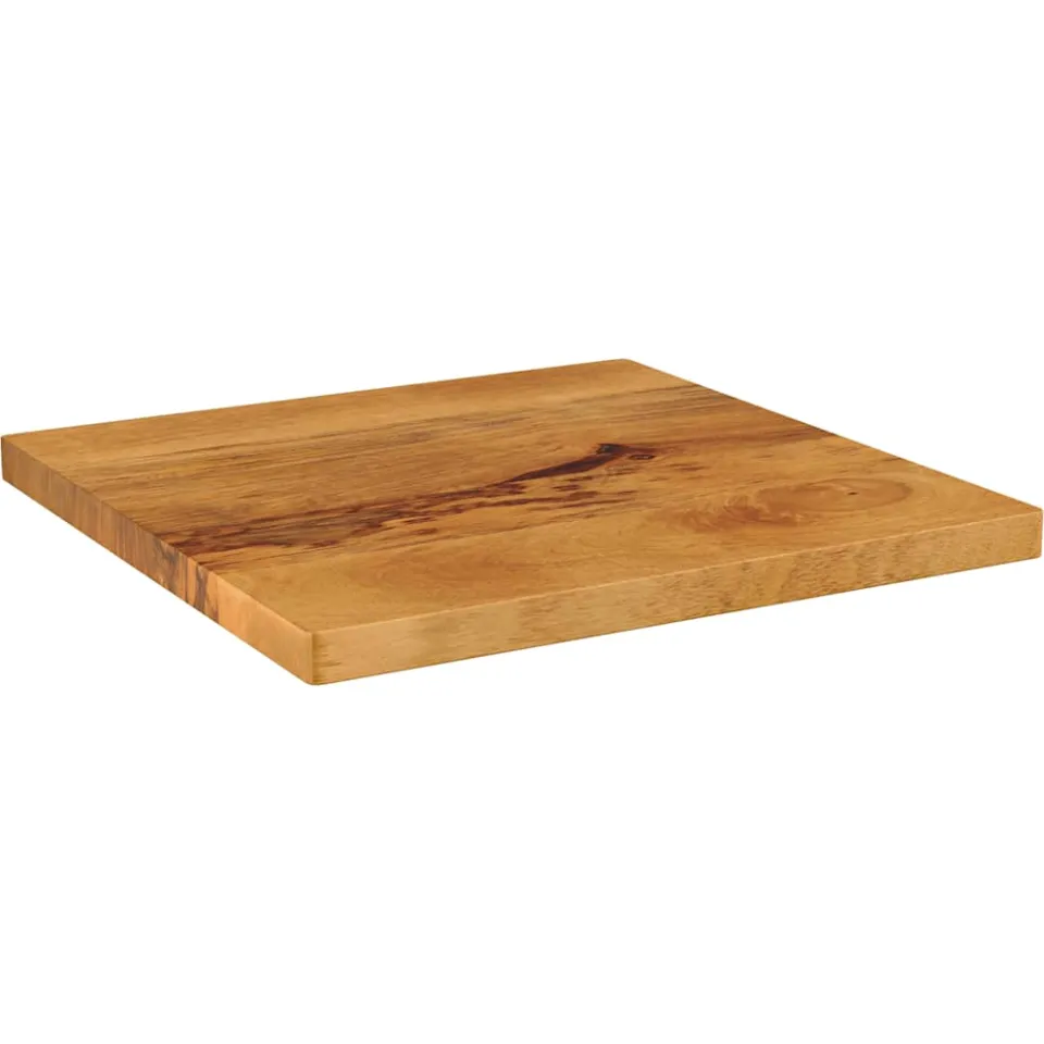 vidaXL Tafelblad vierkant 50x50x3,8 cm massief mangohout Bruin