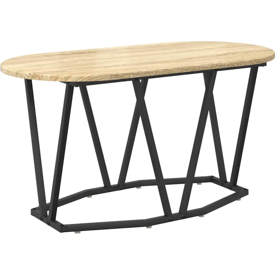 vidaXL Salontafel Sonoma Eiken 80 x 40 x 40.5 cm, foto 3