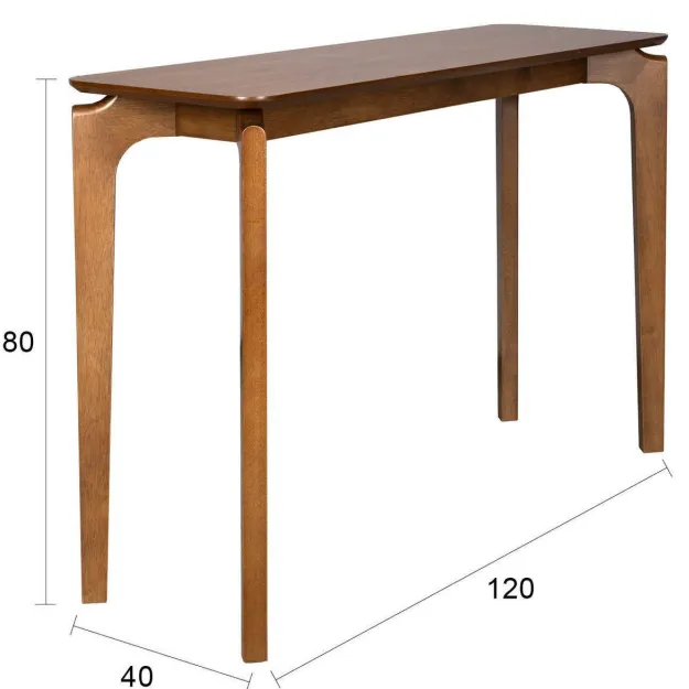 Dutchbone Savone consoletafel bruin, foto 3