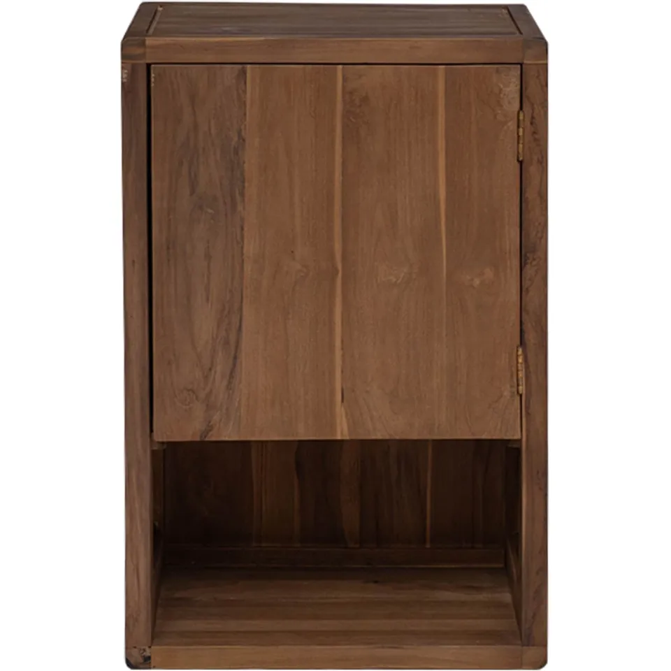 vidaXL Badkamer Zijkast Naturel 45 x 30 x 70 cm Massief Teakhout, foto 3