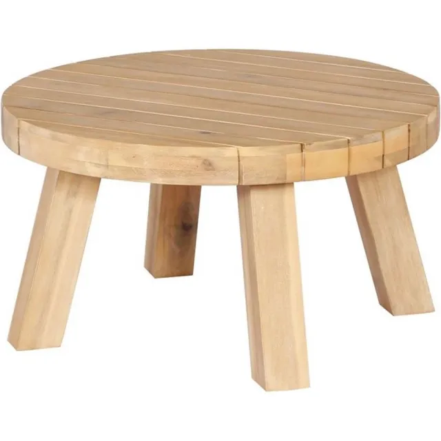 4 Seizoenen Tuinmeubelen Ronde loungetafel Kent ⌀60cm | Teaklook | Acaciahout