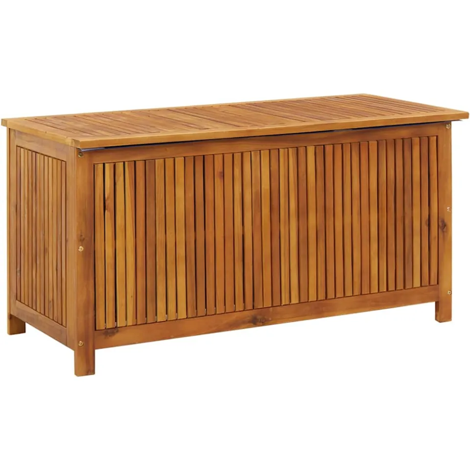 vidaXL Tuinbox 113x50x58 cm massief acaciahout Bruin