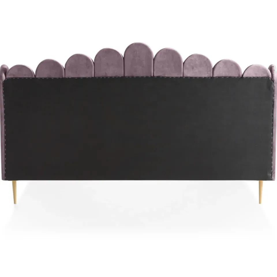 Bed Kendall roze fluweel, foto 4