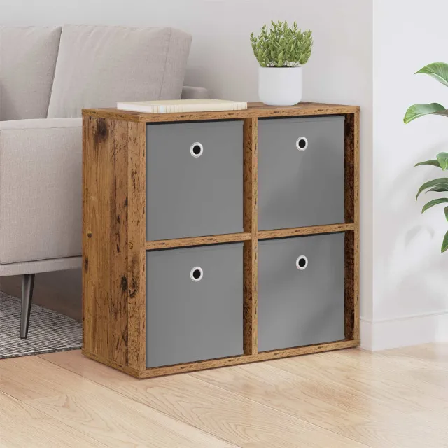 vidaXL Dressoir Oudhout 59,5 x 27 x 57 cm bruin, foto 2