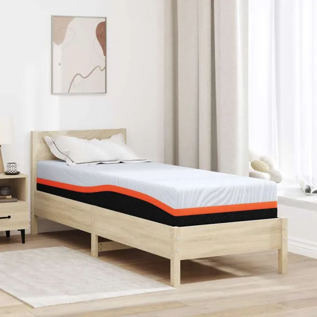 vidaXL Matras Wit en Grijs 70 x 200 cm Jacquard stof
