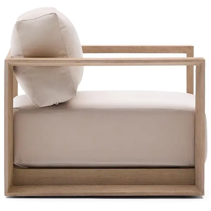 Kave Home Ambra fauteuil acaciahout, foto 3
