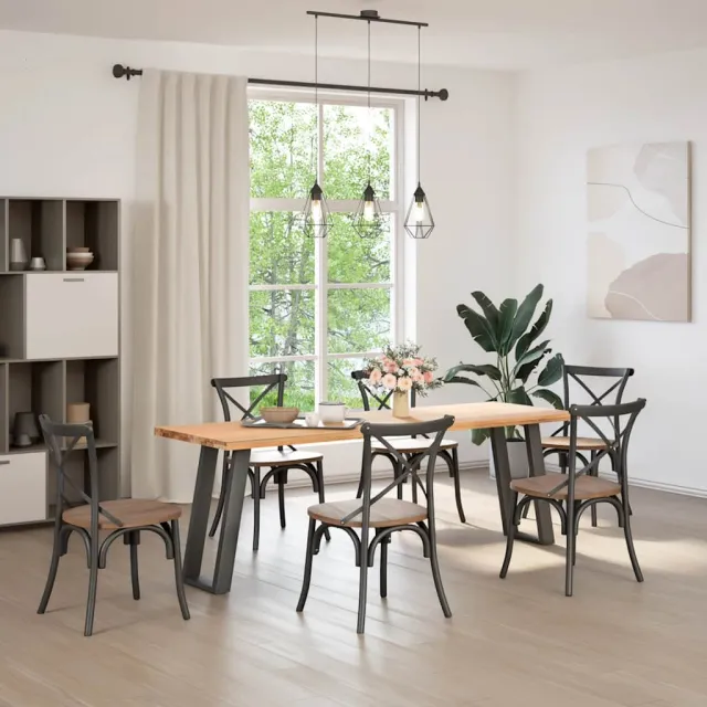 vidaXL Console tafelpoten 2st U-vormig 38x(72-73)cm staal antraciet Anthraciet