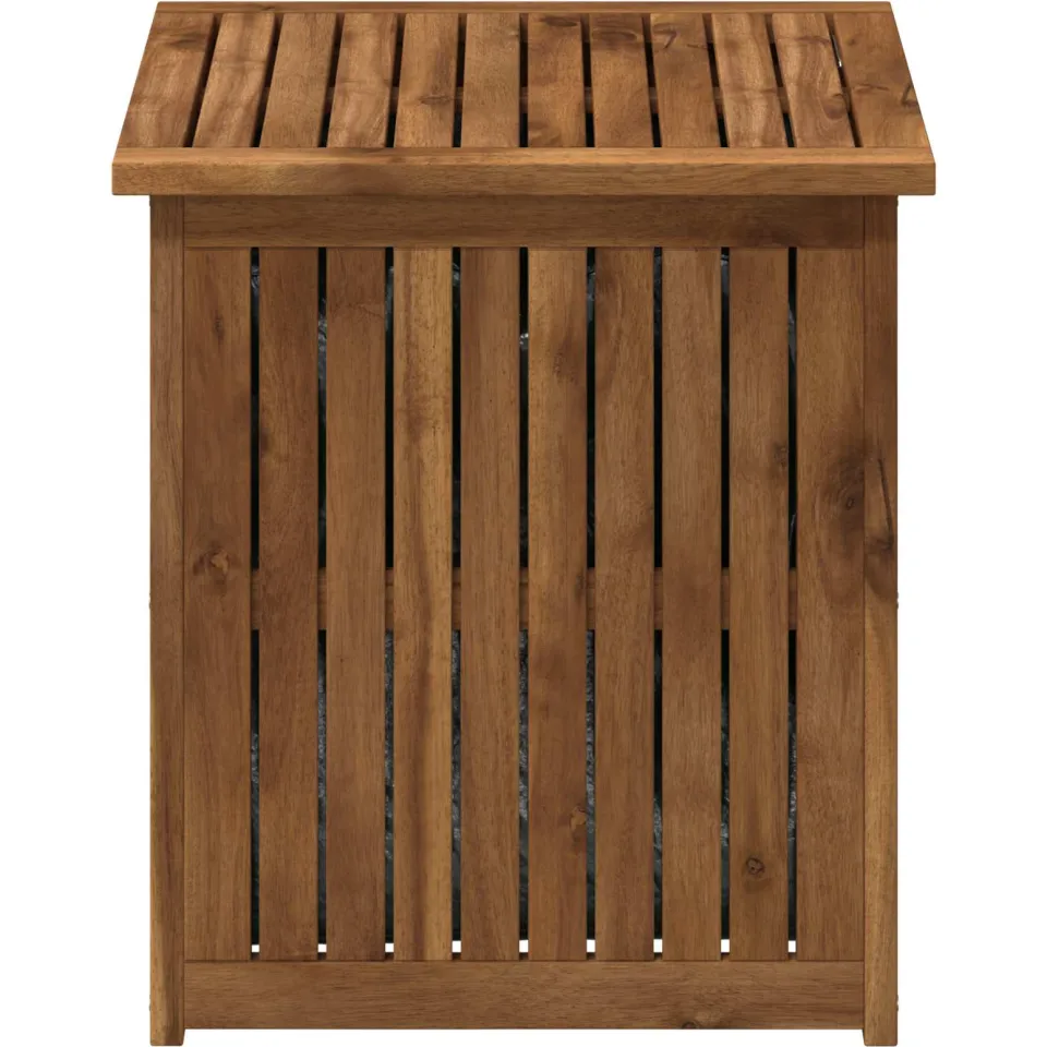 vidaXL Tuinopslagdoos LAREN Massief Acaciahout 48,5 x 49 x 53,5 cm bruin, foto 4