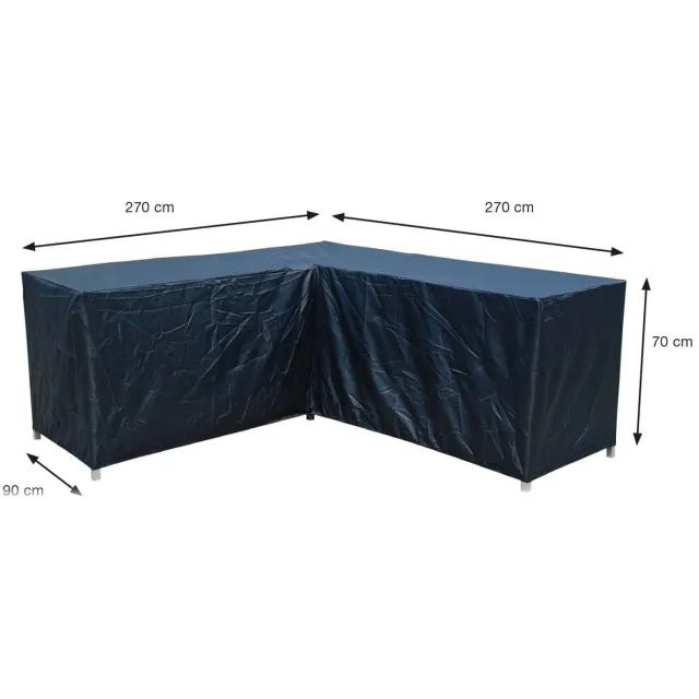 Garden Impressions Coverit loungeset L-vorm beschermhoes donkergrijs