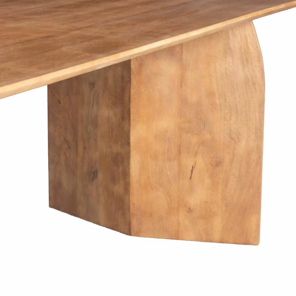 Giga Meubel Eettafel Dalarna - Deens Ovaal Naturel Hout - 240x100x76cm, foto 7