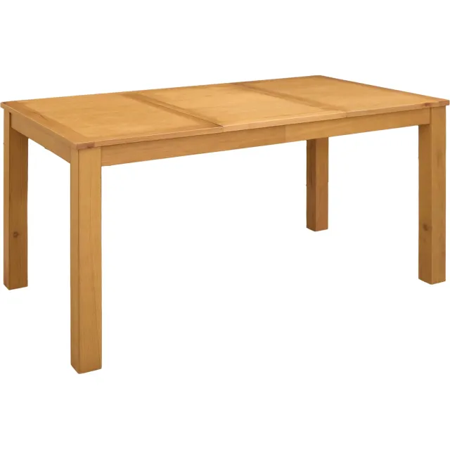 vidaXL Eettafel SNEEK 150 x 85 x 75 cm Massief Eikenhout Naturel Bruin