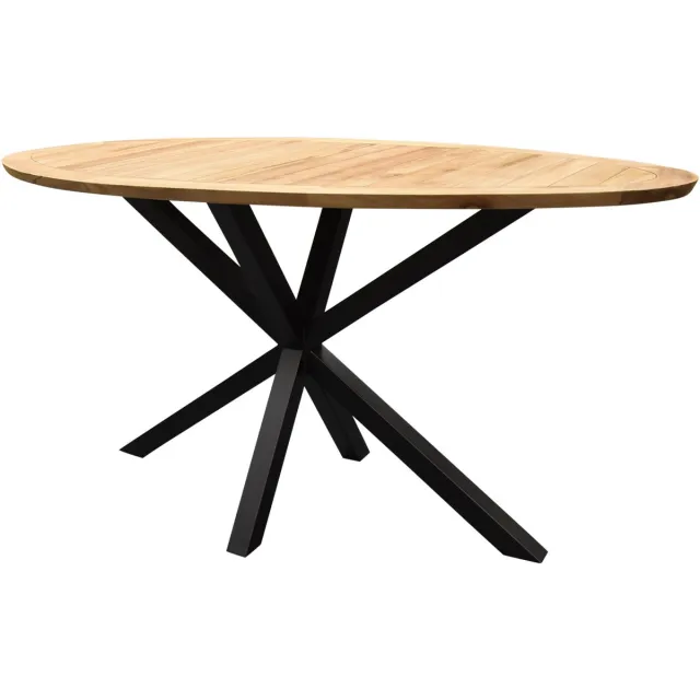 AVH-Collectie Vivaldi bartafel 220x110xH110 cm Zwart