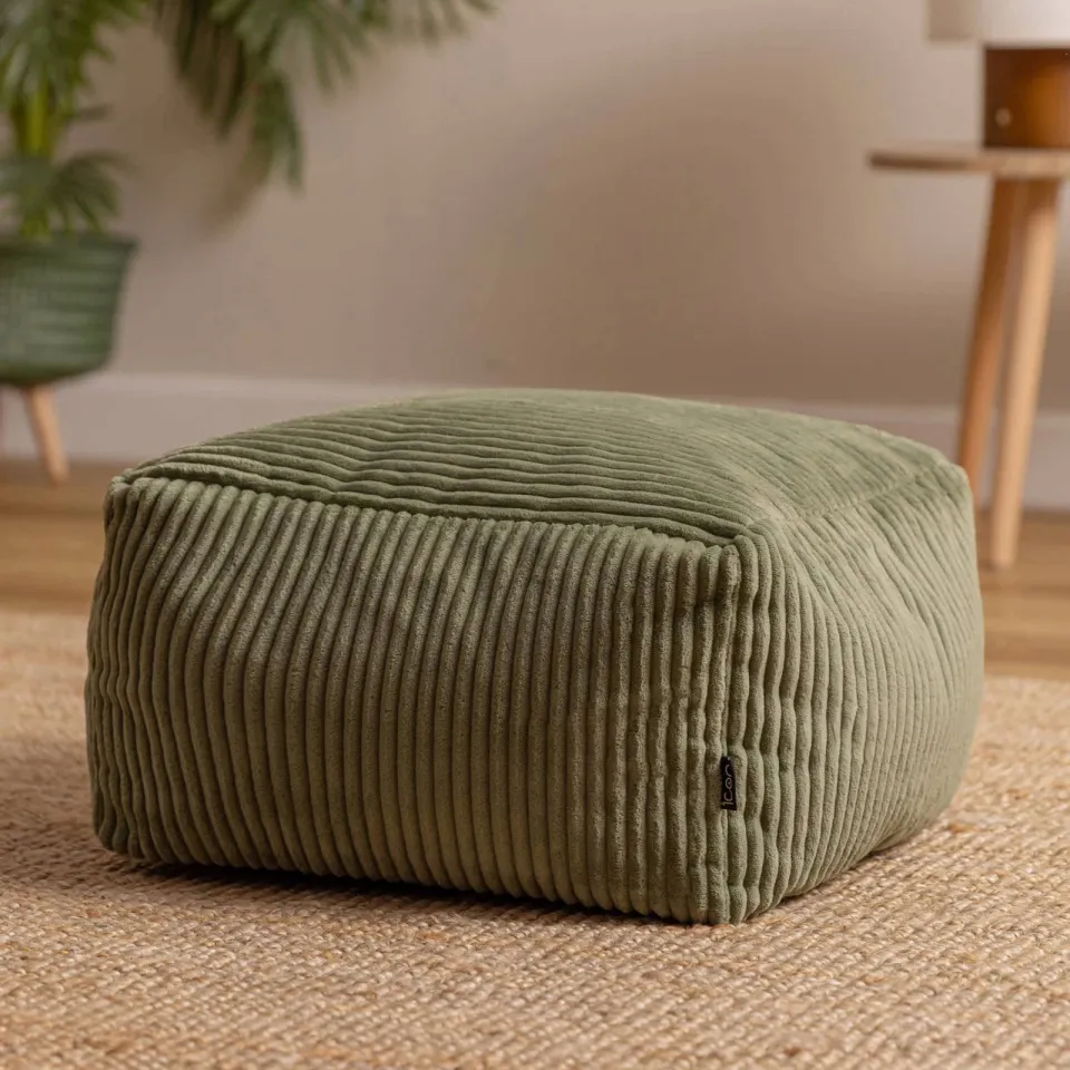 icon - Amara Poef - Zitzak Poefje - Ribfluweel - Beige, foto 3
