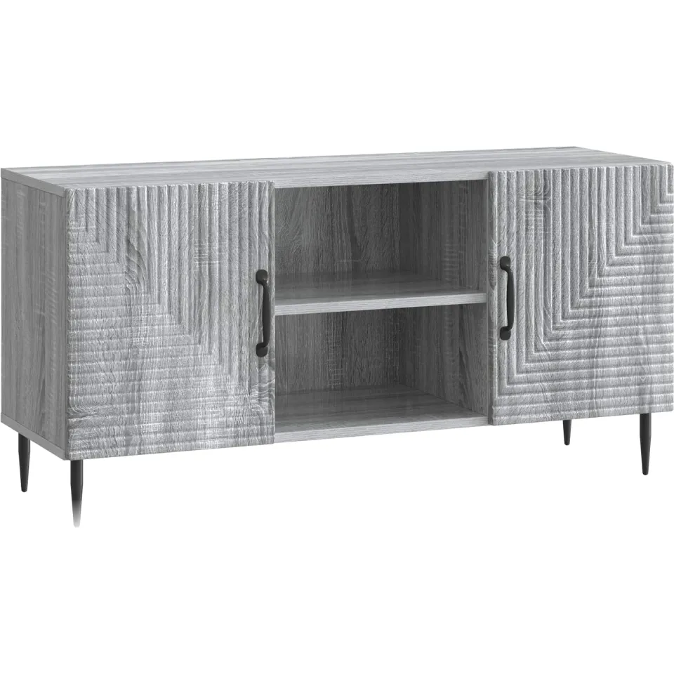 vidaXL TV-kast Grijs sonoma 102 x 34,5 x 50 cm Bewerkt hout, foto 3