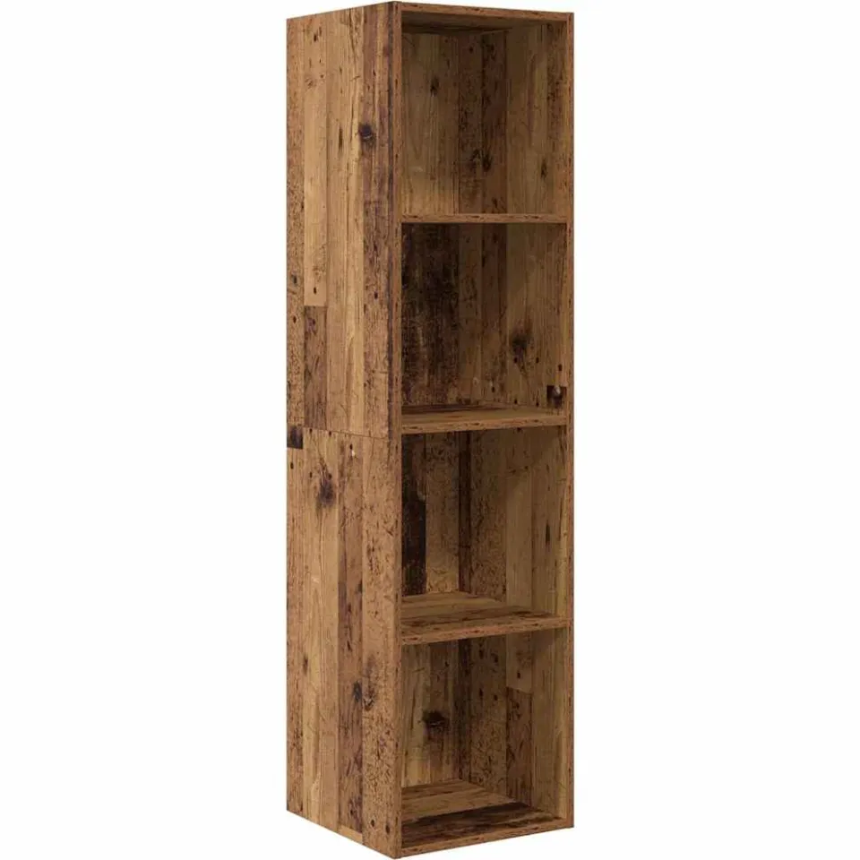 vidaXL Tv-meubelset 37 x 37 x 142,5 cm Oud Hout Bewerkt hout bruin, foto 3