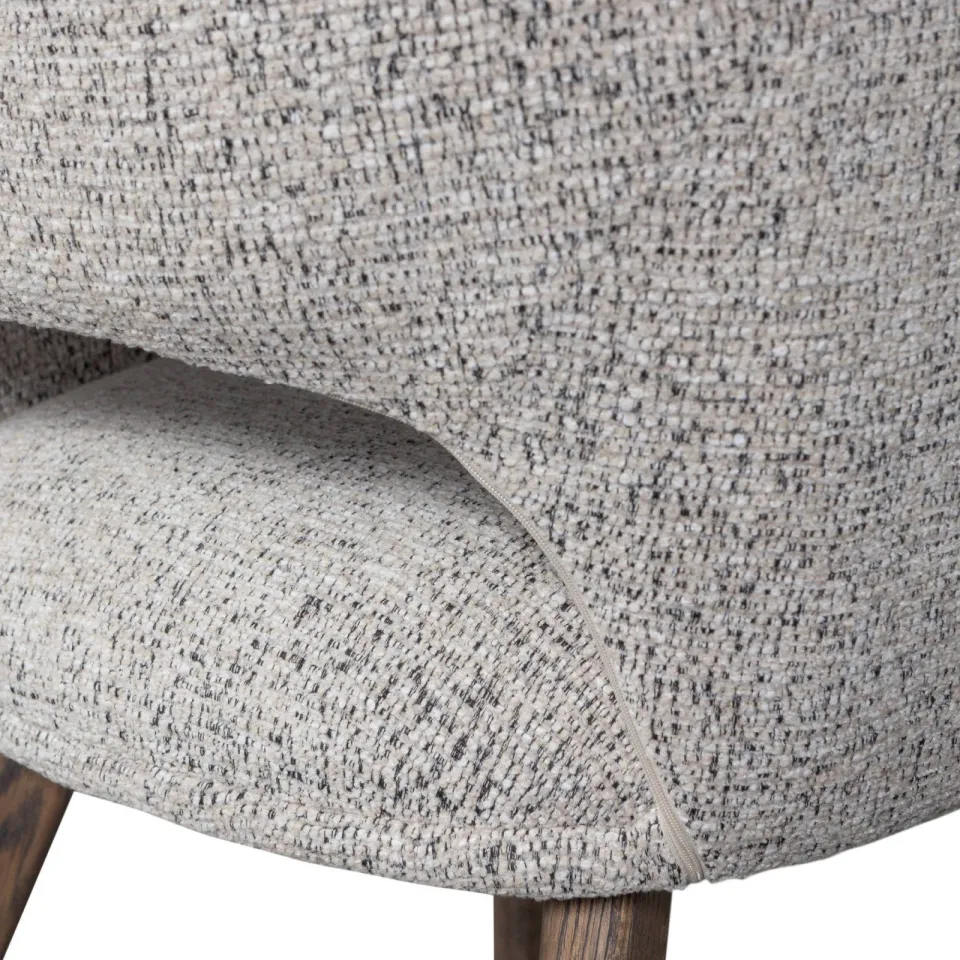 WOOOD Murat eetkamerstoel beige, foto 7
