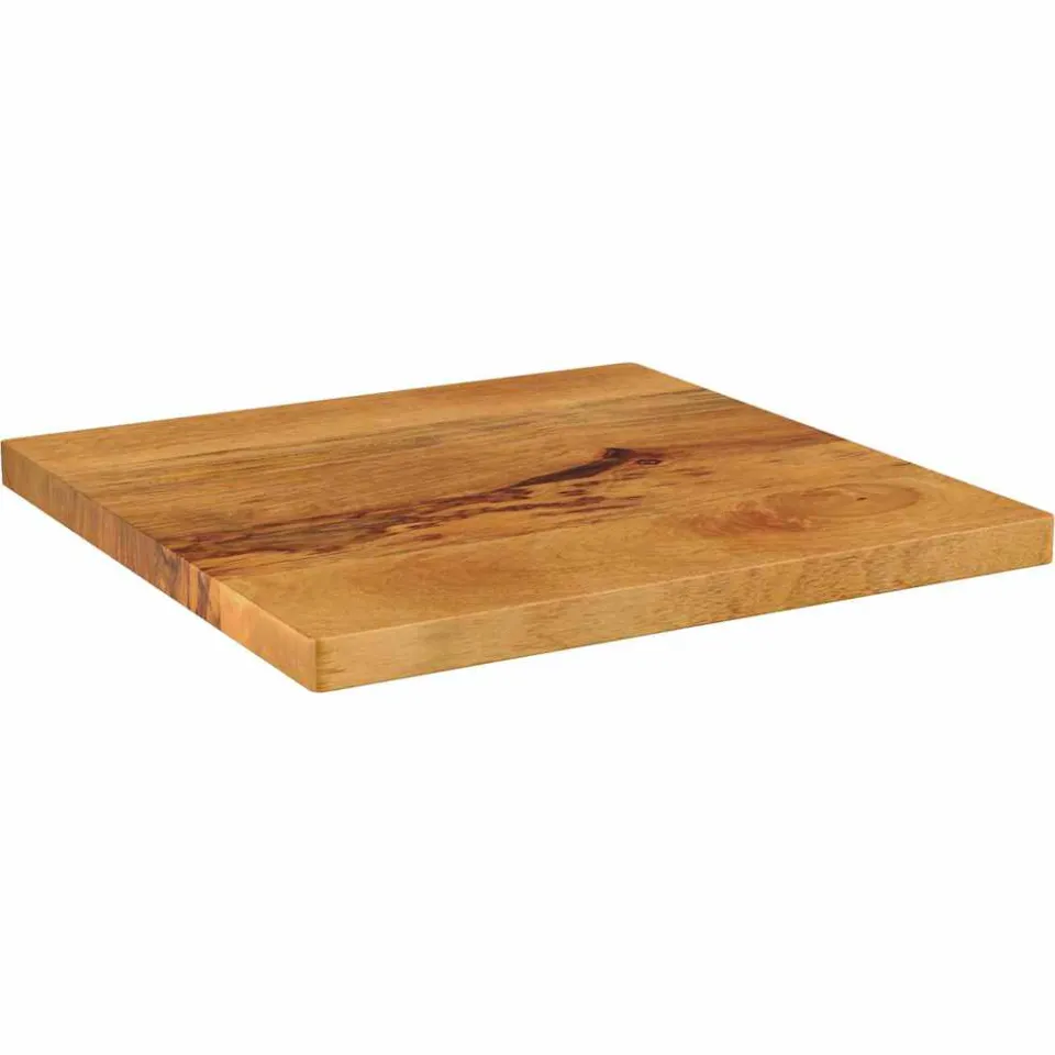 vidaXL Tafelblad vierkant 60x60x2,5 cm massief mangohout Bruin