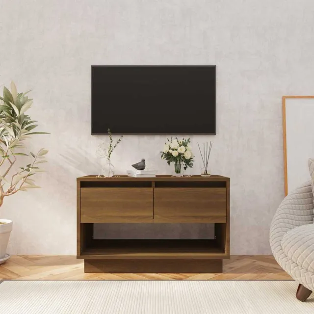 vidaXL Tv-meubel 70x41x44 cm bewerkt hout bruin eikenkleur, foto 2