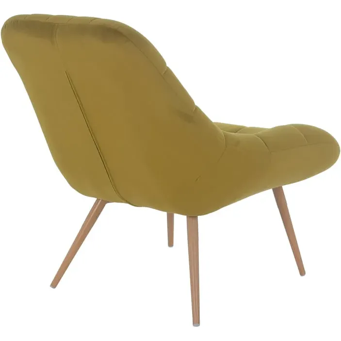 fauteuil Louis geel, foto 4