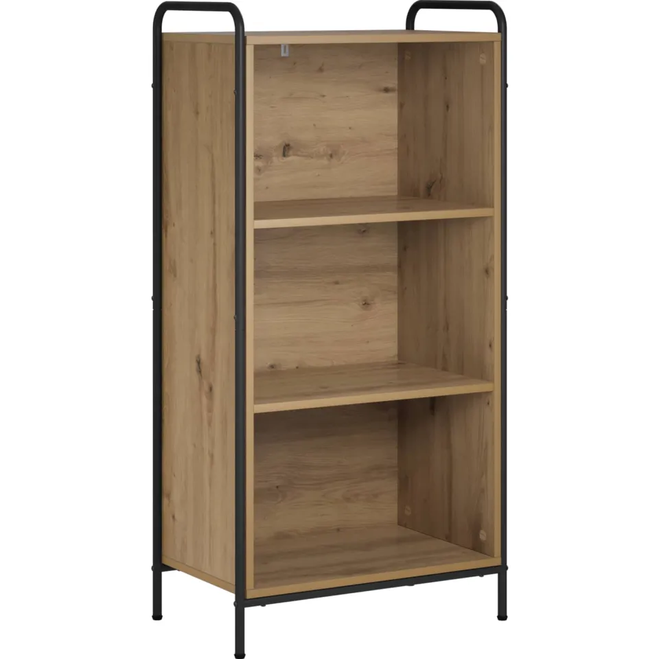 vidaXL Boekenkast 55,5 x 33 x 174 cm Bewerkt hout Artisanaal eiken, foto 3