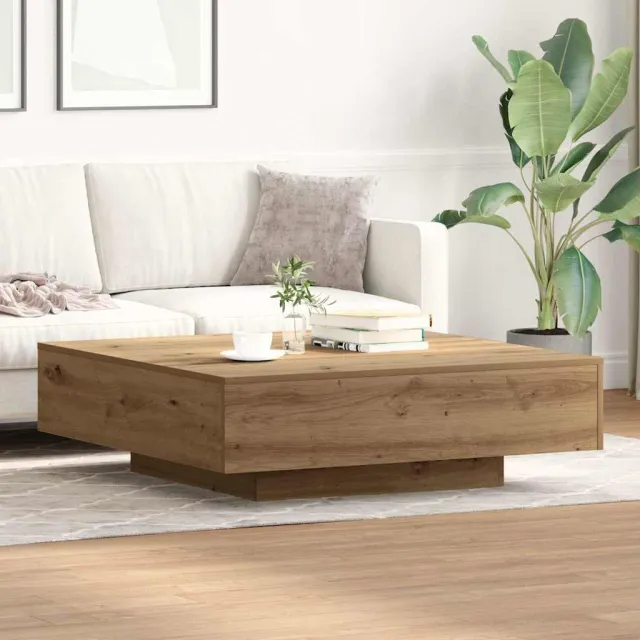 vidaXL Salontafel Artisan Eiken 100 x 100 x 31 cm, foto 2