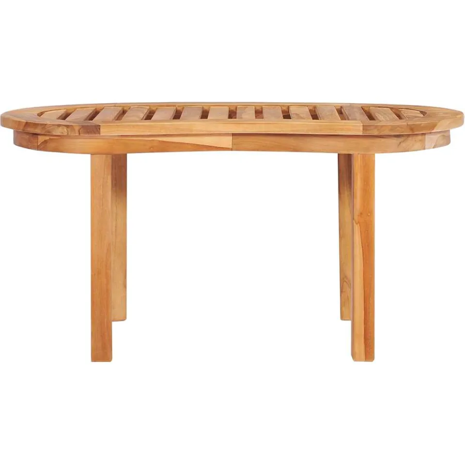 vidaXL Salontafel 90x50x45 cm massief teakhout Bruin