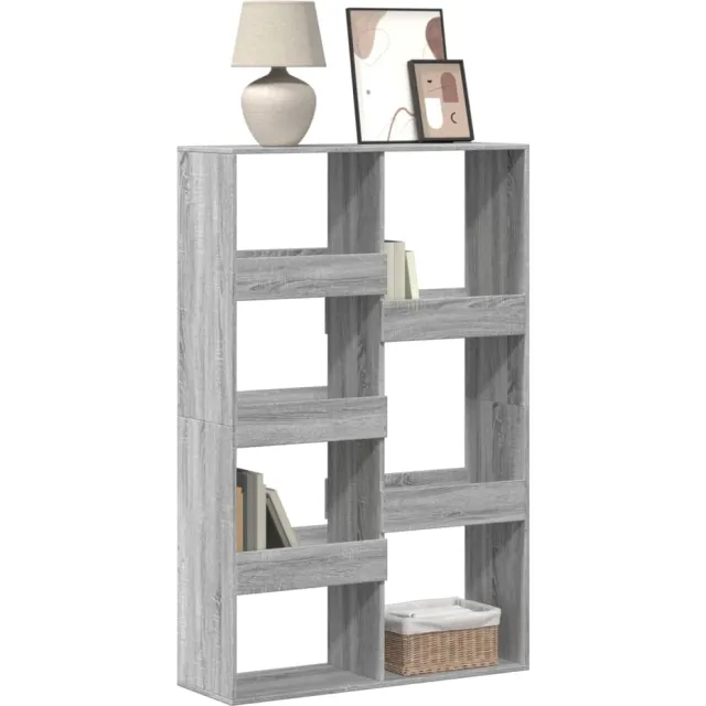 vidaXL Boekenkast 100x33x155,5 cm bewerkt hout grijs sonoma eiken, foto 2