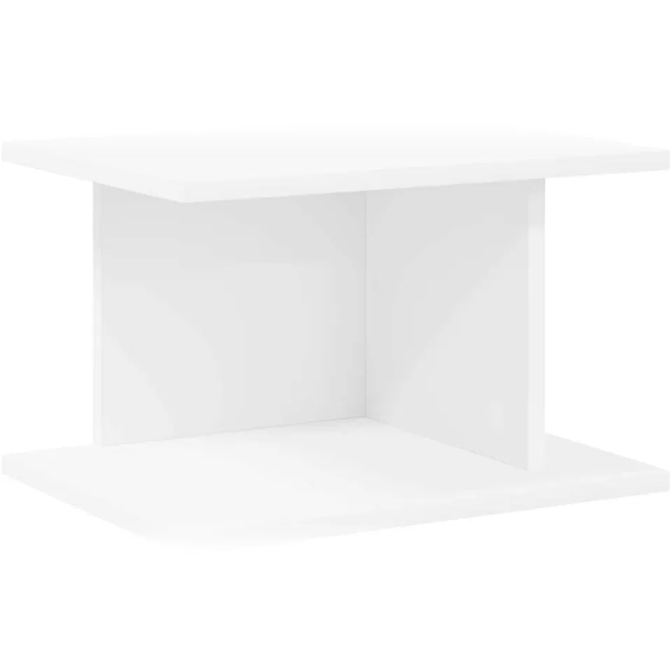 vidaXL Nachtkastje Wit 40 x 30 x 25 cm Bewerkt hout, foto 3