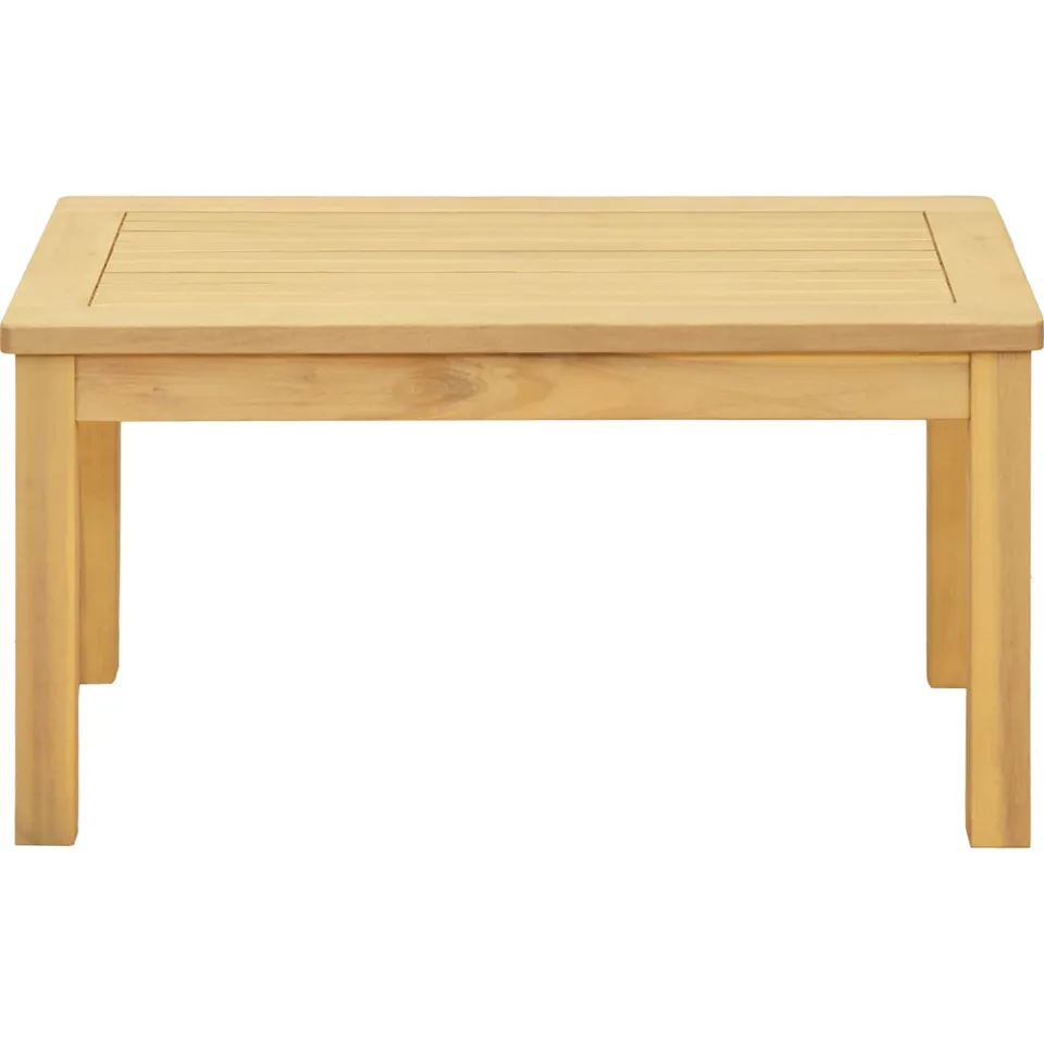 vidaXL Salontafel Licht acacia 70 x 40 x 36 cm Massief Acaciahout Bruin