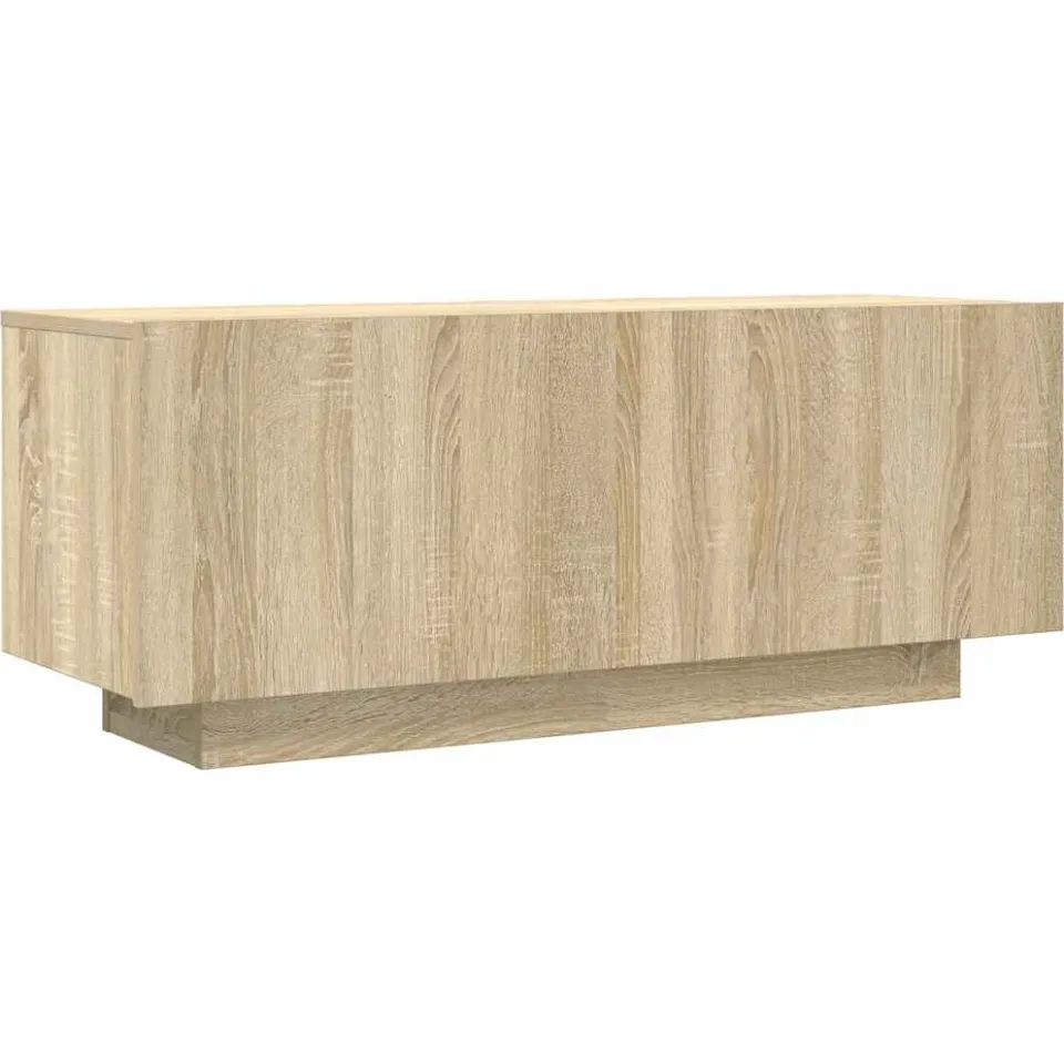 vidaXL Tv-meubel 100x35x40 cm bewerkt hout sonoma eikenkleurig, foto 3