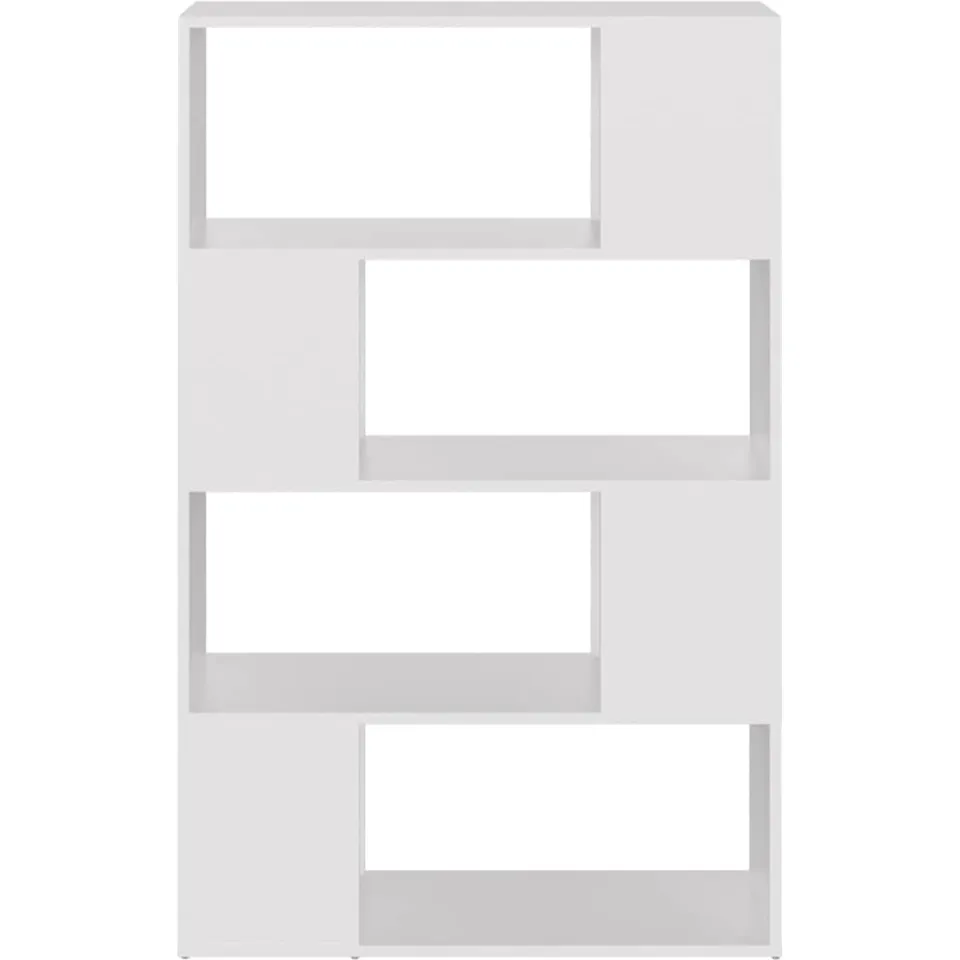 vidaXL Boekenkast/kamerscherm 80x24x124,5 cm bewerkt hout wit, foto 4