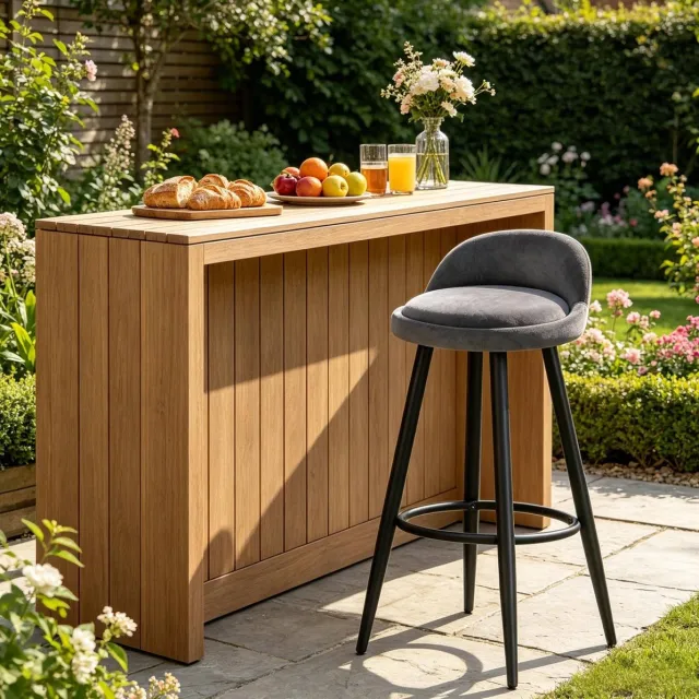 FloraGrace Barkruk – Zithoogte 69,5 Cm Met Rugleuning En Voetsteun – Ergonomisch En Gewatteerd – Voor Bar Of Keukeneiland – Velvet – Donkergrijs