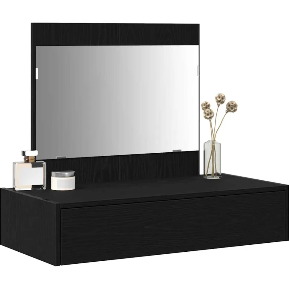 vidaXL Plafondtafel Zwart 83 x 40 x 70 cm Bewerkt hout