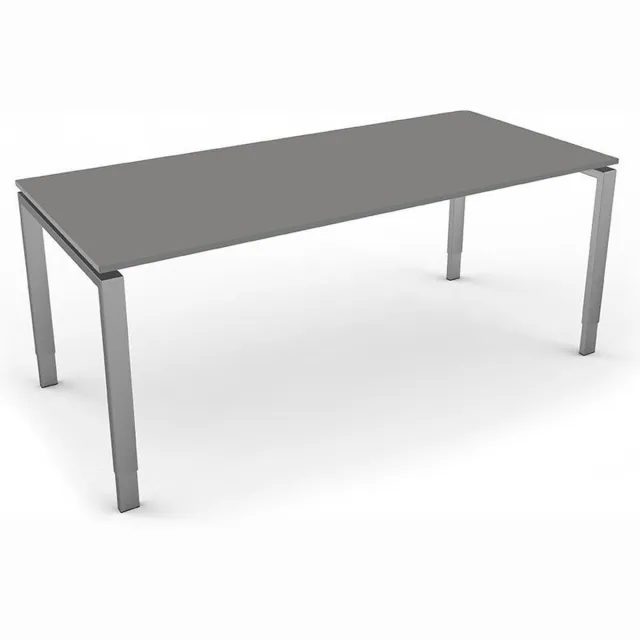 Kerkmann Eettafel Beta 180cm grijs hoogte verstelbaar