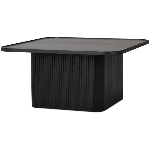 Rowico Home Sullivan houten salontafel zwart - 80 x 80 cm