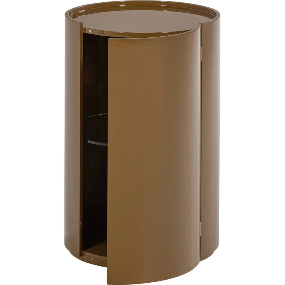 WOOOD Sera ronde kast hoogglans honinggeel honey yellow, foto 2