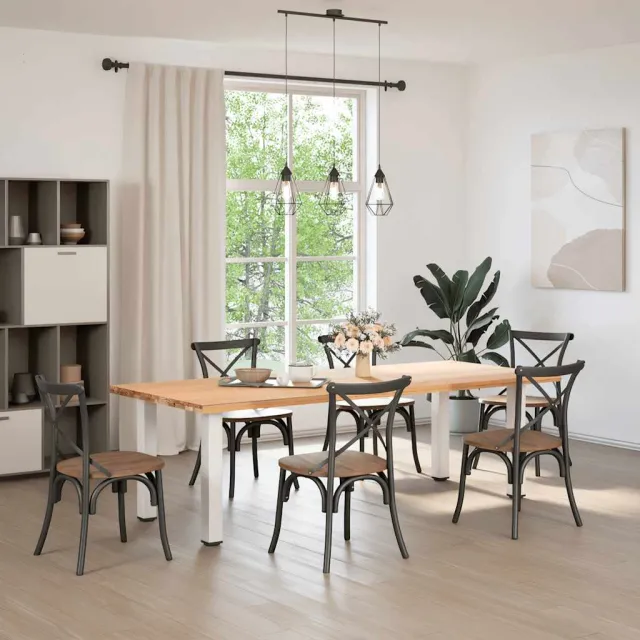 vidaXL Console tafelpoten 4 st 72-74 cm staal wit