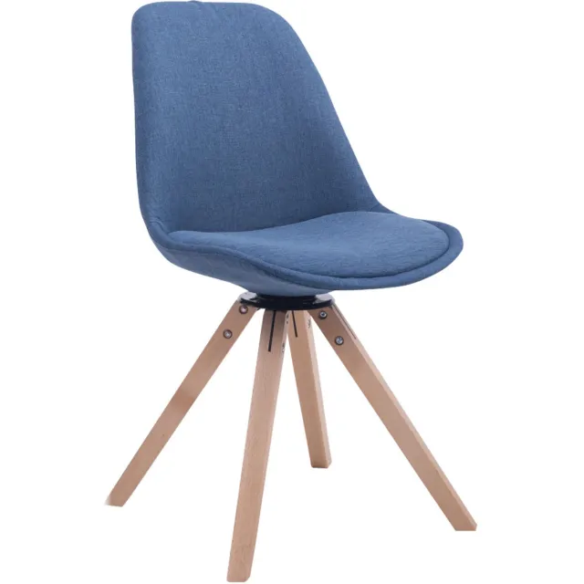 Luxe Comfort Bezoekersstoel - Stof - Blauw