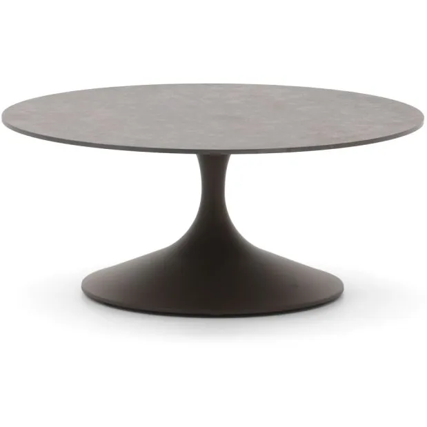 Suns Nova lounge tuintafel ø80cm (h:34,5cm) Taupe