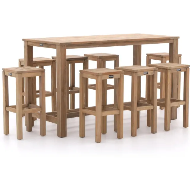 ROUGH Furniture ROUGH-X 180cm barset 9-delig Bruin