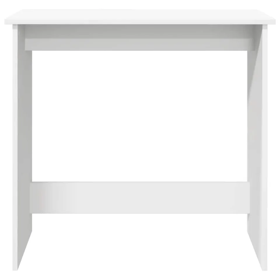 vidaXL Bureau 80x40x75 cm bewerkt hout wit, foto 4