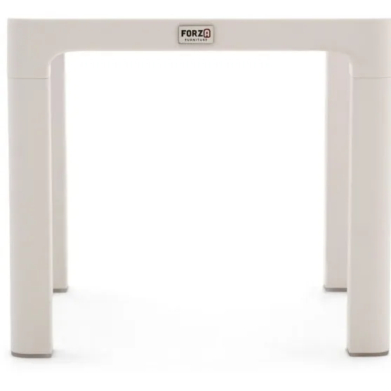 Forza Furniture Forza Russi bijzet tuintafel 45x45x40cm Wit