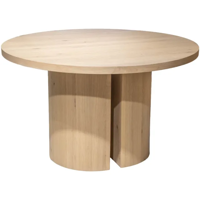 DÉJA Living Eettafel Mito - Naturel Eikenhout - 130x130x78cm
